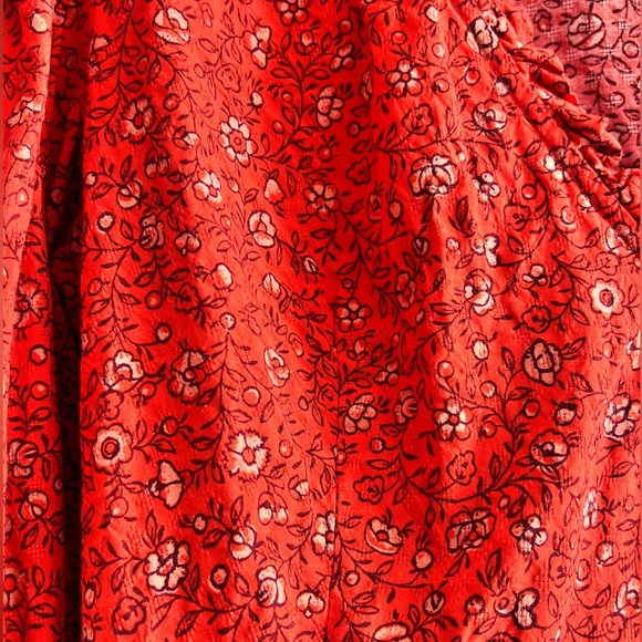 Floral Wrap Around Long Sleeve Blouse - Picture 5 of 5